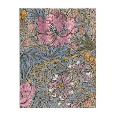 Morris Pink Honeysuckle (William Morris) Ultra Lined Hardcover Journal - Paperblanks