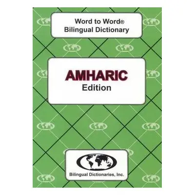 English-Amharic a Amharic-English Word-to-Word Dictionary - Sesma, C.