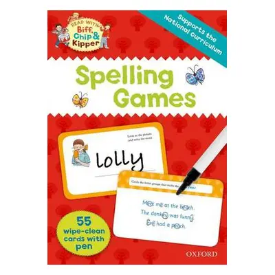 Oxford Reading Tree Read with Biff, Chip and Kipper: Spelling Games Flashcards - Hunt, Roderick 