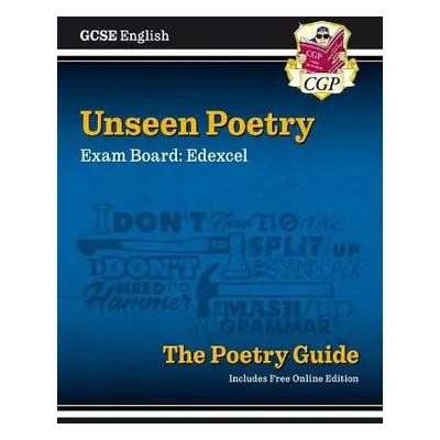 GCSE English Edexcel Unseen Poetry Guide includes Online Edition - CGP Books