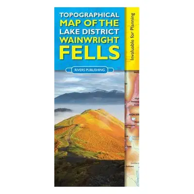 Topographical Map of the Lake District Wainwright Fells - Knowles, Peter