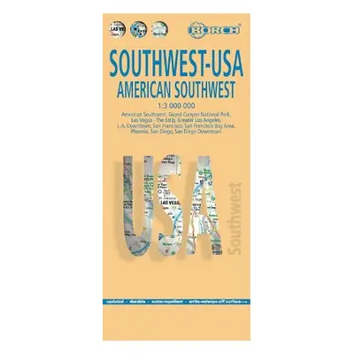 USA Southwest - American Southwest, Borch Map