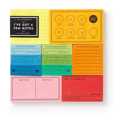 I've Got A Few Notes Tear-off Notepad Set - Brass Monkey