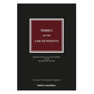 Terrell on the Law of Patents - QC, Douglas Campbell, a QC, Tom Hinchliffe,