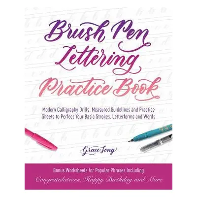 Brush Pen Lettering Practice Book - Song, Grace