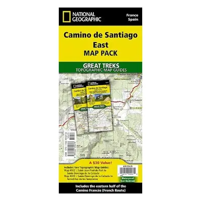 Camino de Santiago East Map Map Pack Bundle - National Geographic Maps