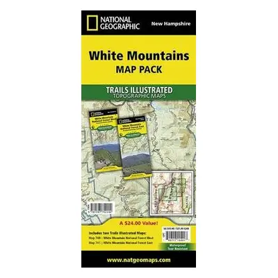 White Mountains National Forest, Map Pack Bundle - Maps, National Geographic