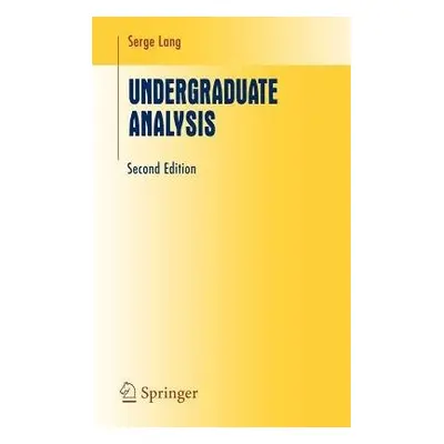 Undergraduate Analysis - Lang, Serge