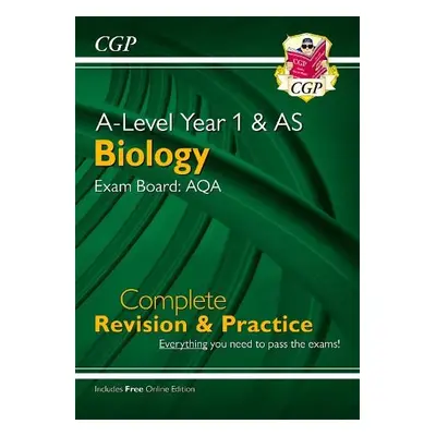 A-Level Biology: AQA Year 1 a AS Complete Revision a Practice with Online Edition - CGP Books