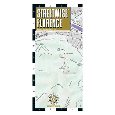 Streetwise Florence Map - Laminated City Center Street Map of Florence, Italy - Michelin