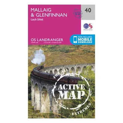 Mallaig a Glenfinnan, Loch Shiel - Ordnance Survey