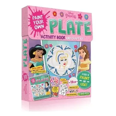 Disney Princess: Paint Your Own Plate Activity Book and Craft Kit - Walt Disney