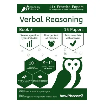 11+ Practice Papers For Independent Schools a Aptitude Training Verbal Reasoning Book 2 - Joshi,