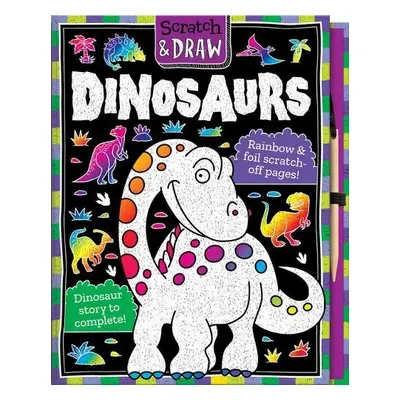 Scratch a Draw Dinosaurs - Scratch Art Activity Book - Lambert, Nat