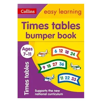 Times Tables Bumper Book Ages 7-11 - Collins Easy Learning