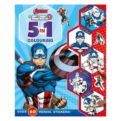 Marvel Avengers Captain America: 5 in 1 Colouring - Marvel Entertainment International Ltd