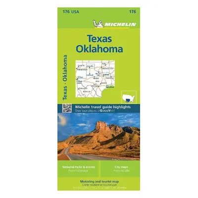 Texas Oklahoma - Zoom Map 176 - Michelin