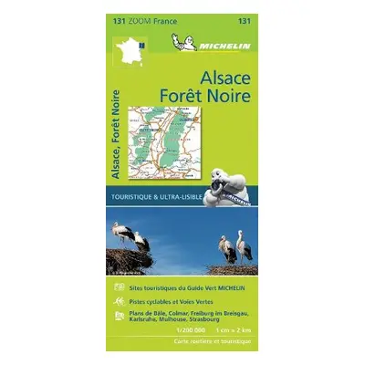 Black Forest, Alsace, Rhine Valley - Zoom Map 131 - Michelin