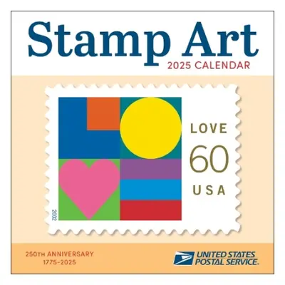 United States Postal Service Stamp Art 2025 Wall Calendar - United States Postal Office