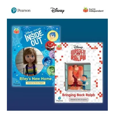 Pearson Bug Club Disney Year 2 Pack D, including Purple and White book band readers; Inside Out: