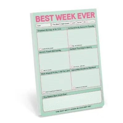 Knock Knock Best Week Ever Pad (Pastel Version)