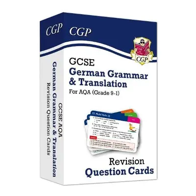 GCSE AQA German: Grammar a Translation Revision Question Cards (For exams in 2024 and 2025) - CG