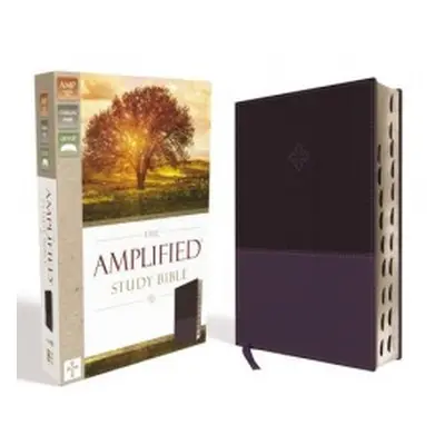 Amplified Study Bible, Leathersoft, Purple, Thumb Indexed - Zondervan