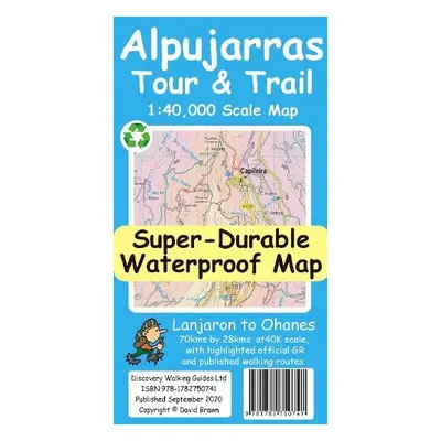 Alpujarras Tour and Trail Map - Brawn, David