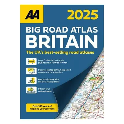 AA Big Road Atlas Britain 2025