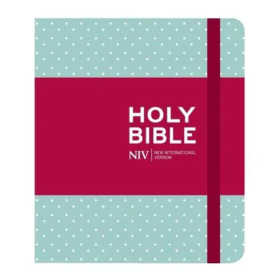 NIV Journalling Mint Polka Dot Cloth Bible - Version, New International