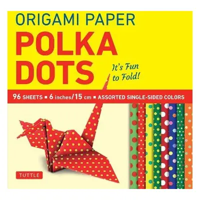 Origami Paper 96 sheets - Polka Dots 6 inch (15 cm)