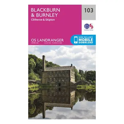 Blackburn a Burnley, Clitheroe a Skipton - Ordnance Survey