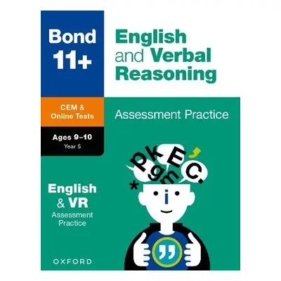 11+: Bond 11+ CEM English a Verbal Reasoning Assessment Papers 9-10 Years - Hughes, Michellejoy 