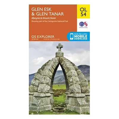 Glen Esk a Glen Tanar, Aboyne a Mount Keen - Ordnance Survey