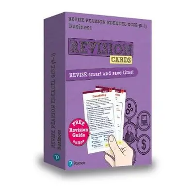 Pearson REVISE Edexcel GCSE Business Revision Cards (with free online Revision Guide): For 2024 