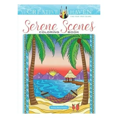 Creative Haven Serene Scenes Coloring Book - Mazurkiewicz, Jessica