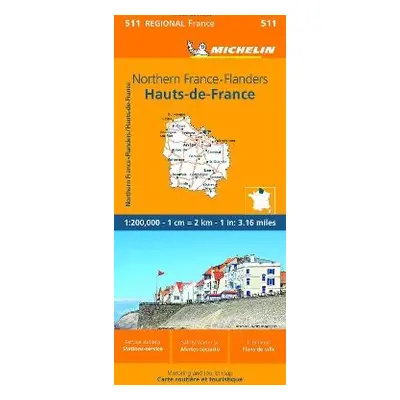 Nord-Pas-de-Calais, Picardy - Michelin Regional Map 511 - Michelin