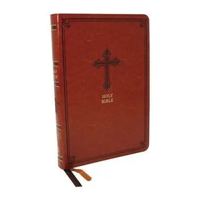 KJV Holy Bible: Thinline, Brown Leathersoft, Red Letter, Comfort Print: King James Version - Tho