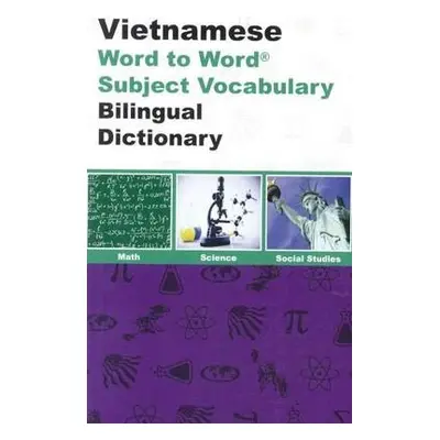 English-Vietnamese a Vietnamese-English Word-to-Word Dictionary