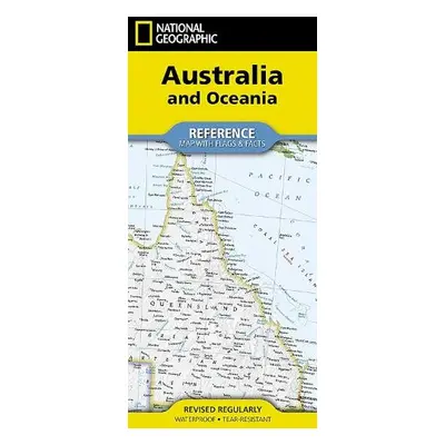 National Geographic Australia and Oceania Map (Folded with Flags and Facts) - National Geographi