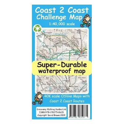 Coast to Coast Challenge Map - Brawn, David