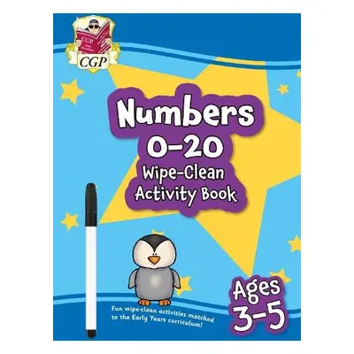 New Numbers 0-20 Wipe-Clean Activity Book for Ages 3-5 (with pen) - CGP Books