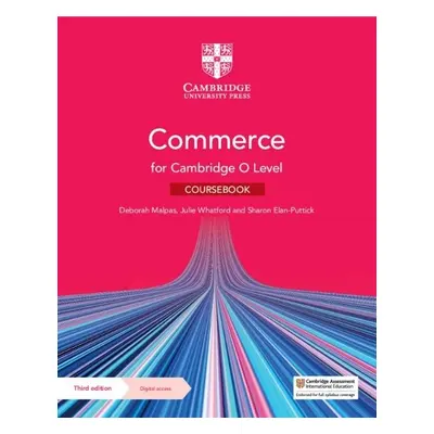 Commerce for Cambridge O Level Coursebook with Digital Access (2 Years) - Malpas, Deborah a What