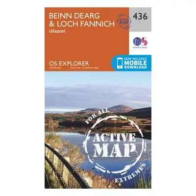 Beinn Dearg and Loch Fannich - Ordnance Survey