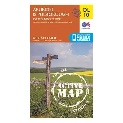 Arundel a Pulborough, Worthing a Bognor Regis - Ordnance Survey