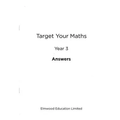 Target Your Maths Year 3 Answer Book - Pearce, Stephen