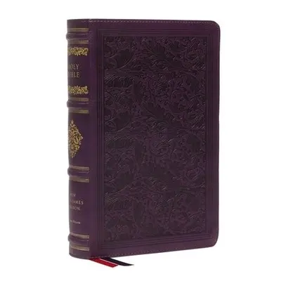 NKJV, Personal Size Reference Bible, Sovereign Collection, Leathersoft, Purple, Red Letter, Thum