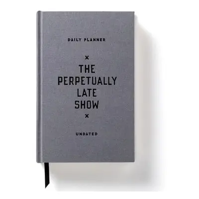 Perpetually Late Show Undated Standard Planner - Brass Monkey a Galison