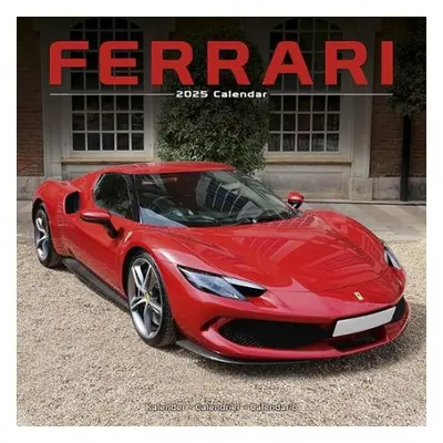 Ferrari Calendar 2025 Square Car Wall Calendar - 16 Month