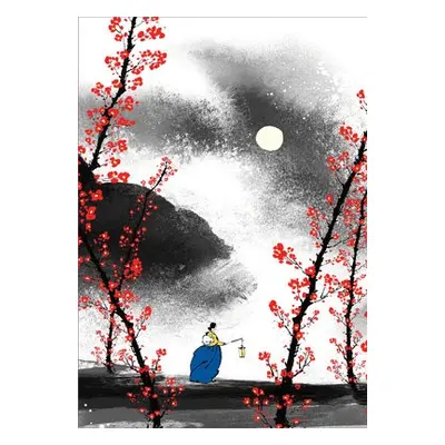 Plum Blossoms on a Moonlit Night Lined Hardcover Journal